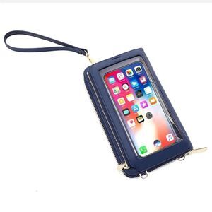 RFID Blocking Wallet for Women's Touch Screen Handbag Cell Phone Purse Crossbody